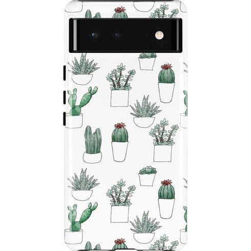 Succulent Pattern Pixel Cases